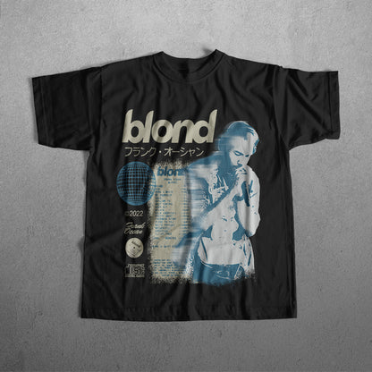 FRANK OCEAN BLOND HEAVYWEIGHT CREWNECK T-SHIRT