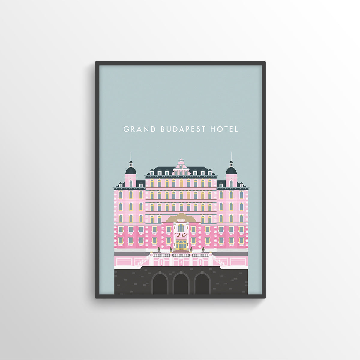 GRAND BUDAPEST HOTEL MOVIE FILM POSTER PRINT