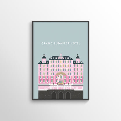 GRAND BUDAPEST HOTEL MOVIE FILM POSTER PRINT