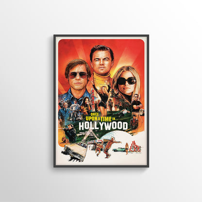 ONCE UPON A TIME IN HOLLYWOOD MOVIE FILM POSTER PRINT