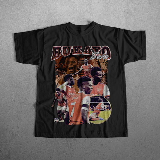 BUKAYO SAKA HEAVYWEIGHT CREWNECK T-SHIRT