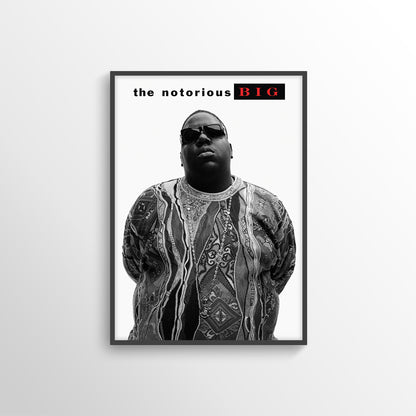 BIGGIE SMALLS NOTORIOUS BIG MUSIC POSTER PRINT