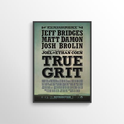 TRUE GRIT MOVIE FILM POSTER PRINT