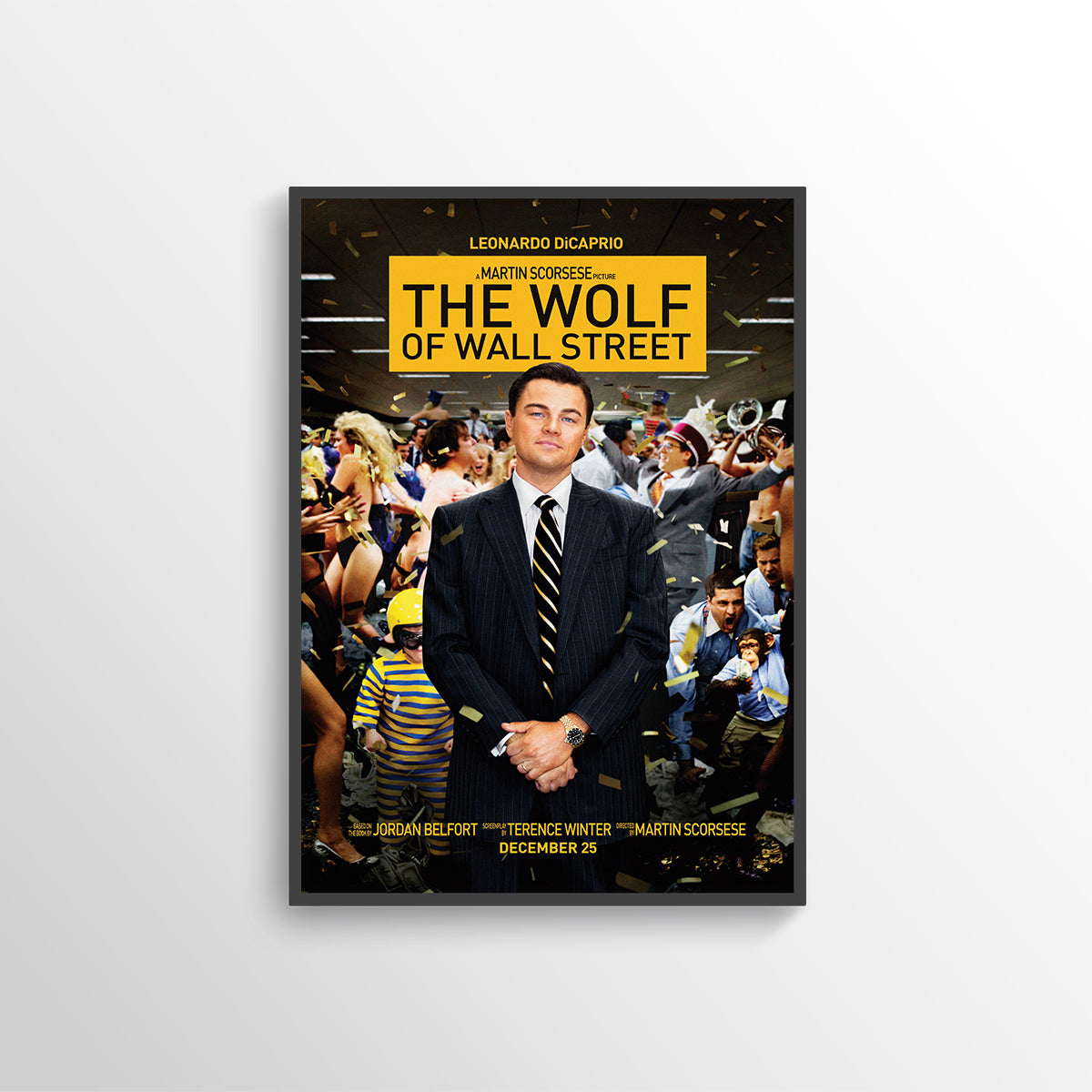 WOLF OF WALL STREET MOVIE FILM POSTER PRINT