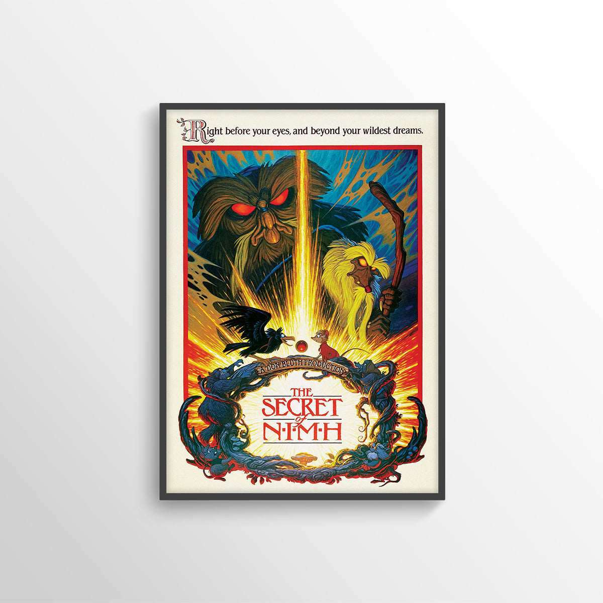 SECRET OF NIMH MOVIE FILM POSTER PRINT