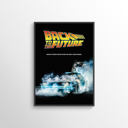 BACK TO THE FUTURE MOVIE FILM POSTER PRINT