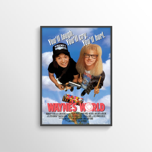 WAYNES WORLD MOVIE FILM POSTER PRINT