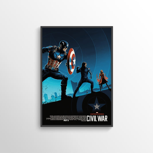 CAPTAIN AMERICA MOVIE FILM POSTER PRINT