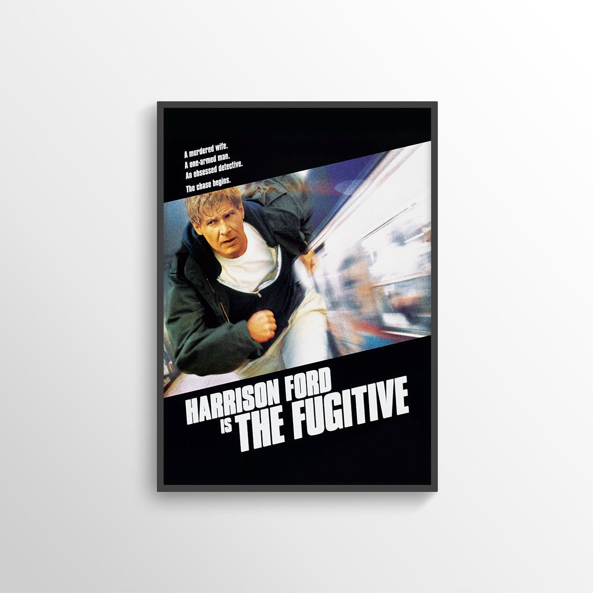 THE FUGITIVE MOVIE FILM POSTER PRINT