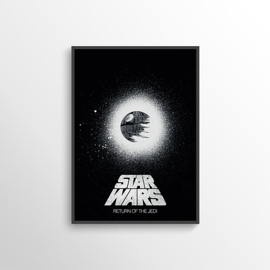 STAR WARS RETURN OF THE JEDI MOVIE FILM POSTER PRINT