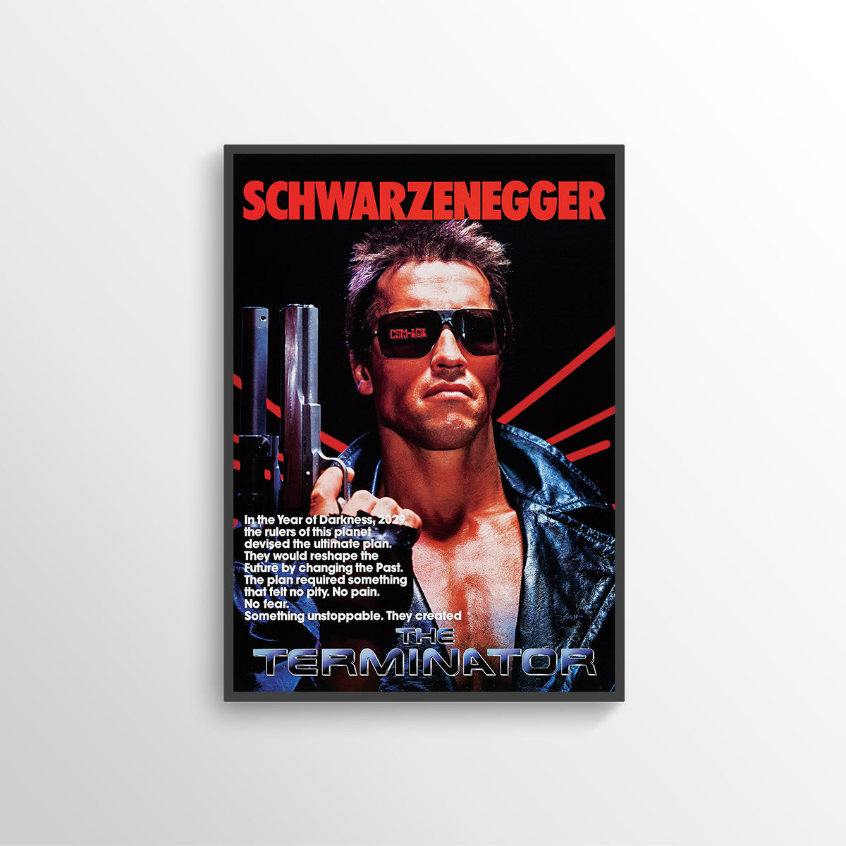 THE TERMINATOR MOVIE FILM POSTER PRINT