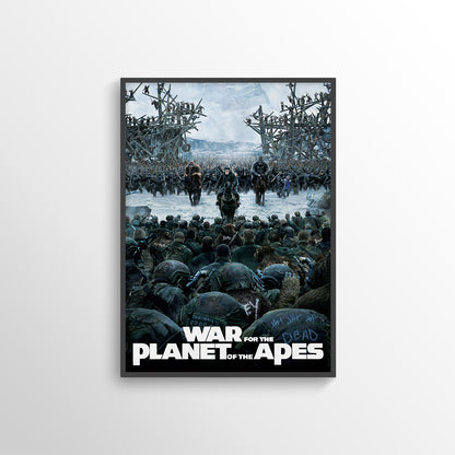 WAR FOR THE PLANET OF THE APES MOVIE FILM POSTER PRINT