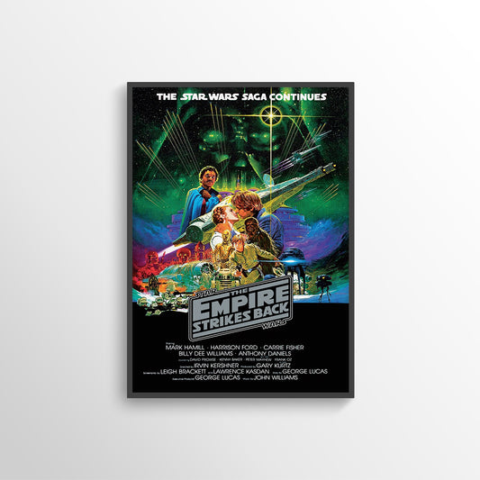 STAR WARS EMPIRE STRIKES BACK MOVIE FILM POSTER PRINT