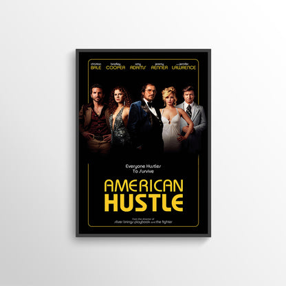 AMERICAN HUSTLE MOVIE FILM POSTER PRINT