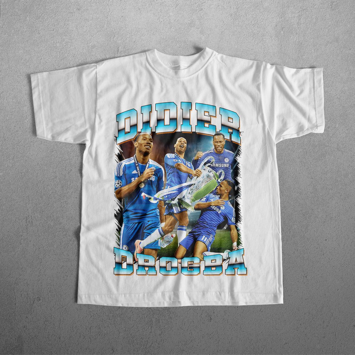 DIDIER DROGBA HEAVYWEIGHT CREWNECK T-SHIRT