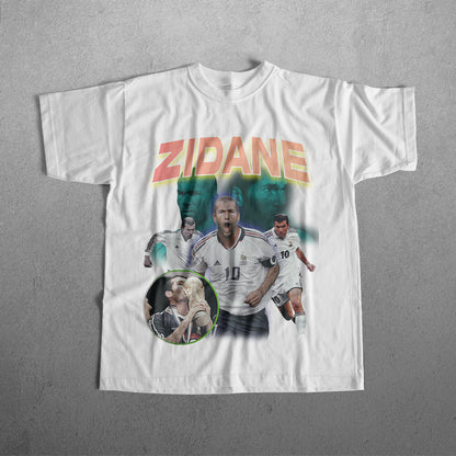 ZINEDINE ZIDANE HEAVYWEIGHT CREWNECK T-SHIRT