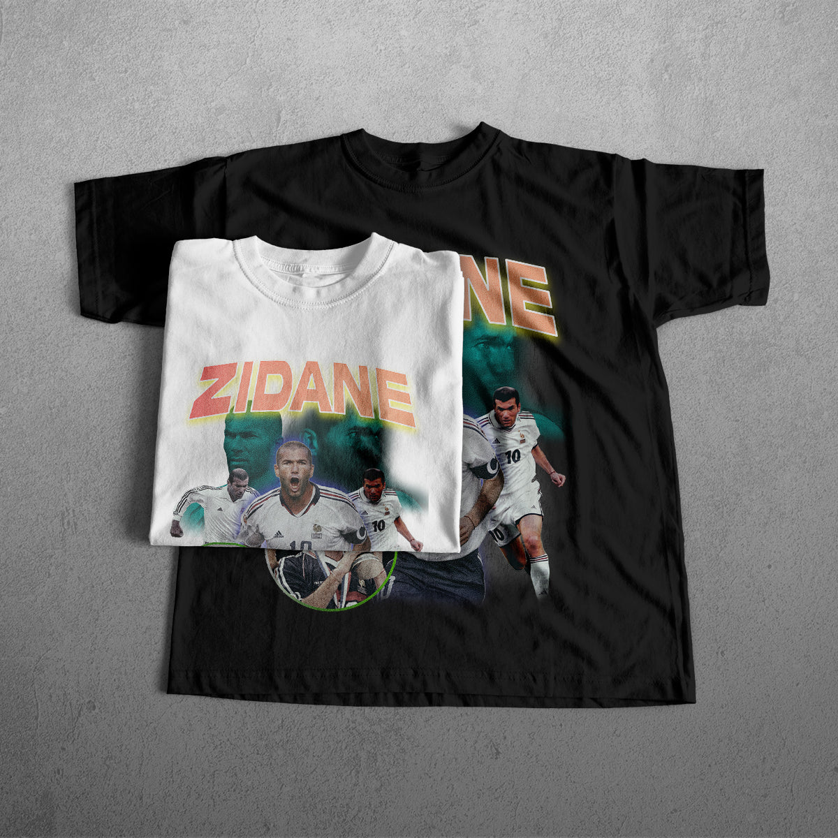 ZINEDINE ZIDANE HEAVYWEIGHT CREWNECK T-SHIRT