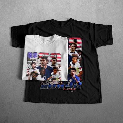 USA WORLD CUP HEAVYWEIGHT CREWNECK T-SHIRT