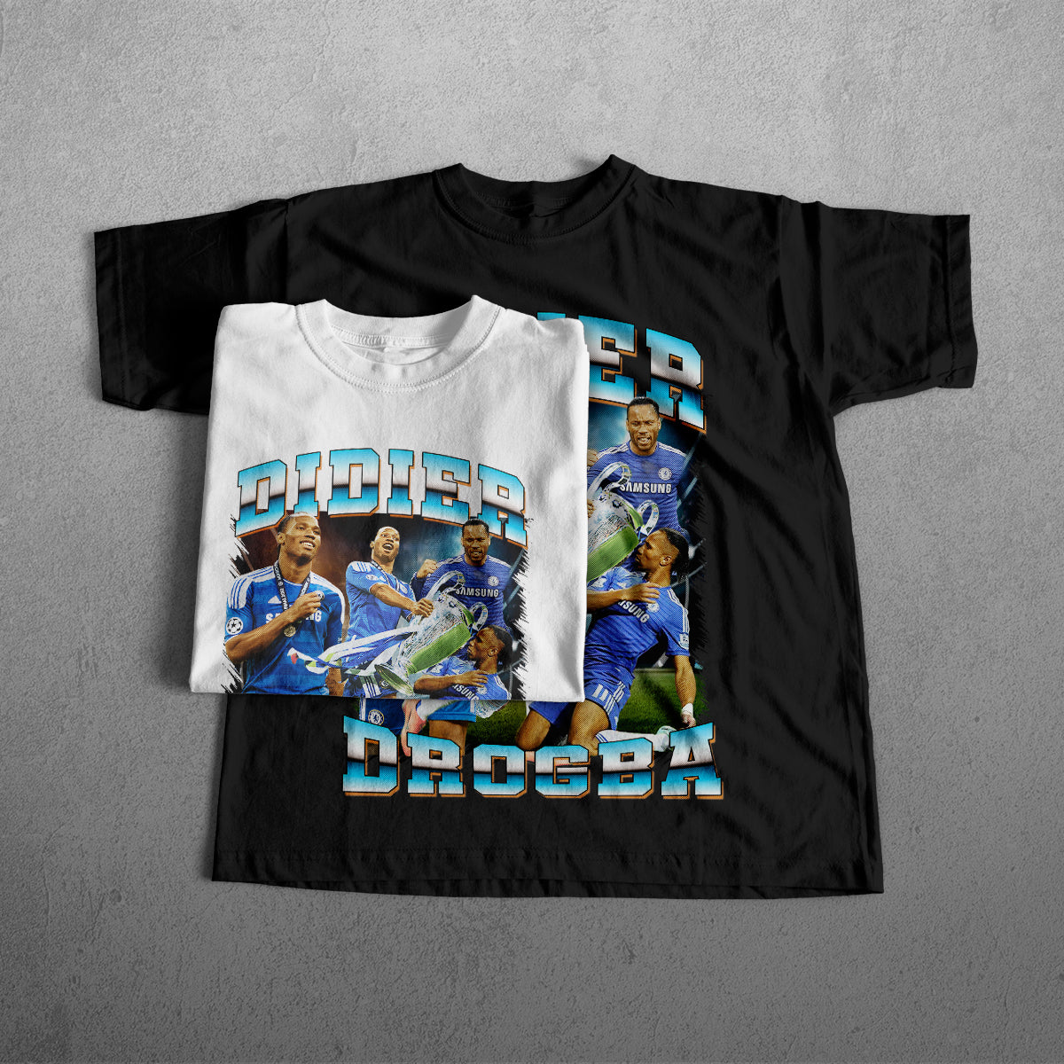 DIDIER DROGBA HEAVYWEIGHT CREWNECK T-SHIRT