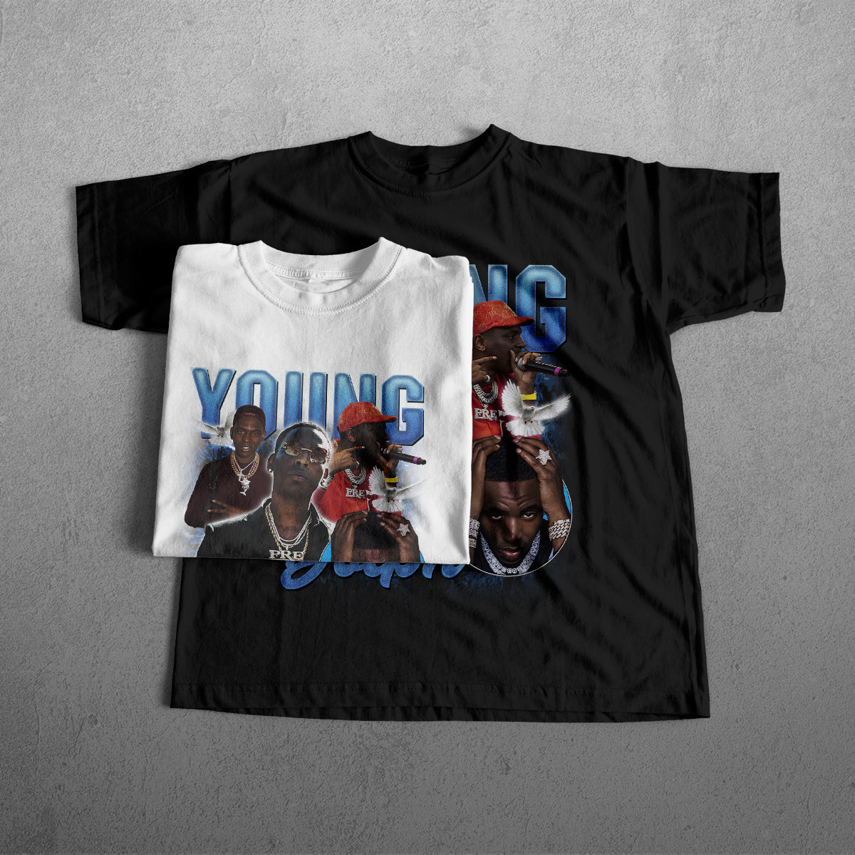 YOUNG DOLPH HEAVYWEIGHT CREWNECK T-SHIRT