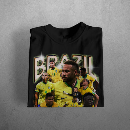 BRAZIL WORLD CUP HEAVYWEIGHT CREWNECK T-SHIRT