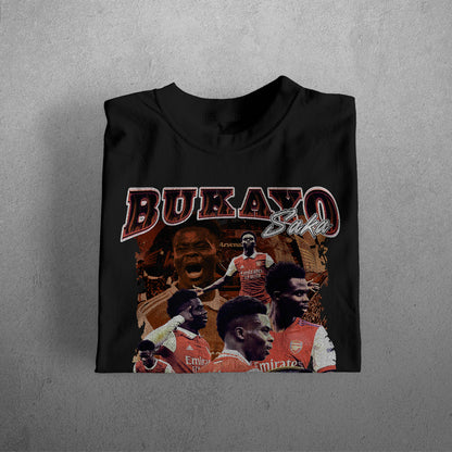 BUKAYO SAKA HEAVYWEIGHT CREWNECK T-SHIRT