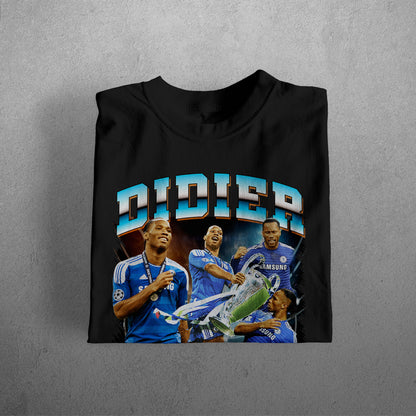 DIDIER DROGBA HEAVYWEIGHT CREWNECK T-SHIRT