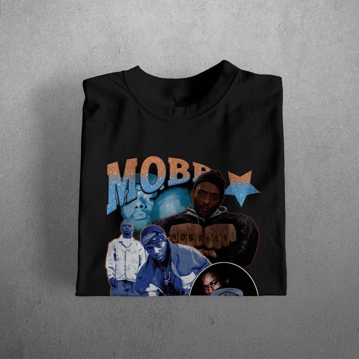 MOBB DEEP HEAVYWEIGHT CREWNECK T-SHIRT – SINCITYPRINT