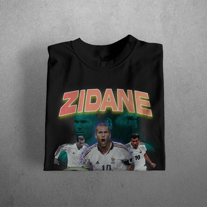 ZINEDINE ZIDANE HEAVYWEIGHT CREWNECK T-SHIRT