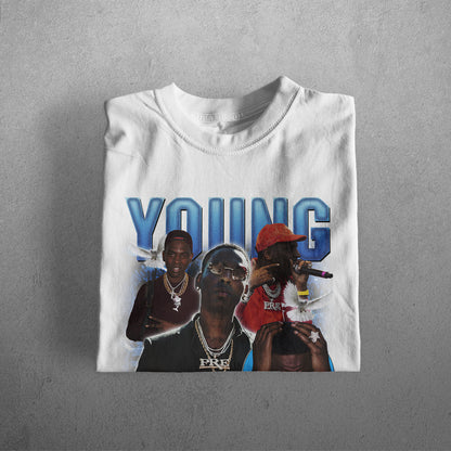 YOUNG DOLPH HEAVYWEIGHT CREWNECK T-SHIRT