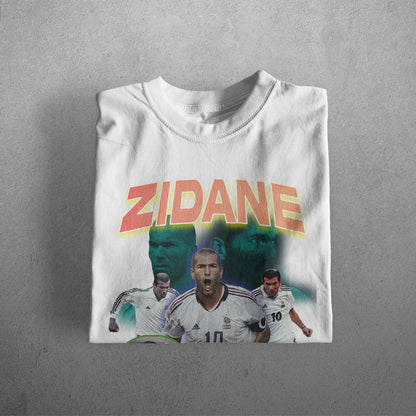 ZINEDINE ZIDANE HEAVYWEIGHT CREWNECK T-SHIRT