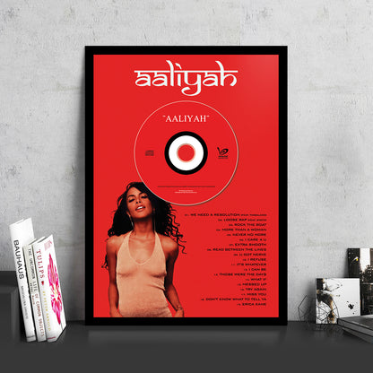 AALIYAH 'AALIYAH' FRAMED CD ALBUM PLAQUE