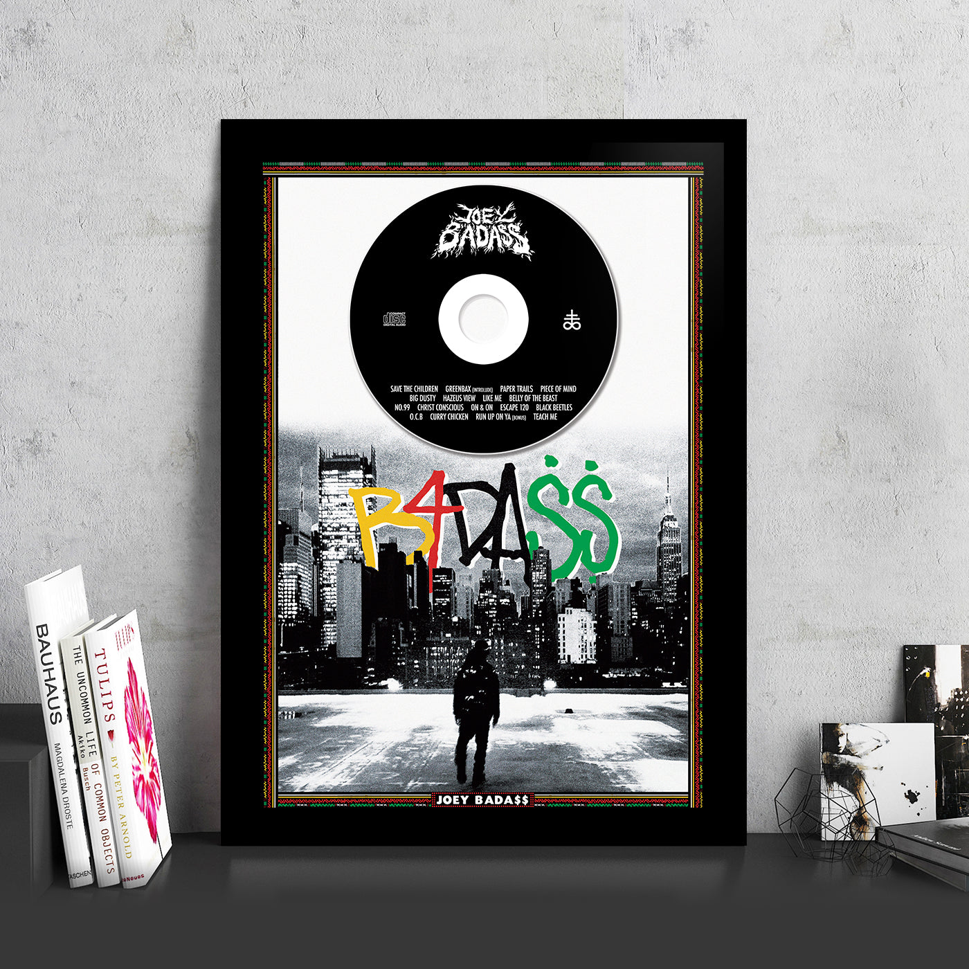 JOEY BADA$$ 'B4.DA.$$' FRAMED CD ALBUM PLAQUE