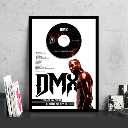 DMX 'FLESH OF MY FLESH, BLOOD OF MY BLOOD' FRAMED CD ALBUM PLAQUE