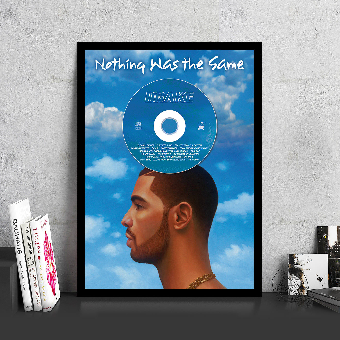 DRAKE 'NOTHING WAS THE SAME' FRAMED CD ALBUM PLAQUE