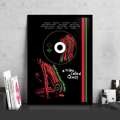 A TRIBE CALLED QUEST 'THE LOW END THEORY' FRAMED CD ALBUM PLAQUE