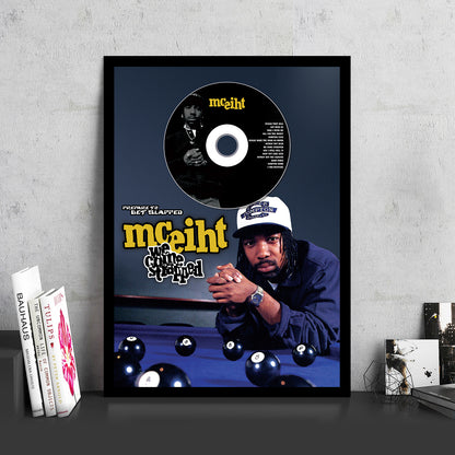 MC EIHT 'WE COME STRAPPED' FRAMED CD ALBUM PLAQUE