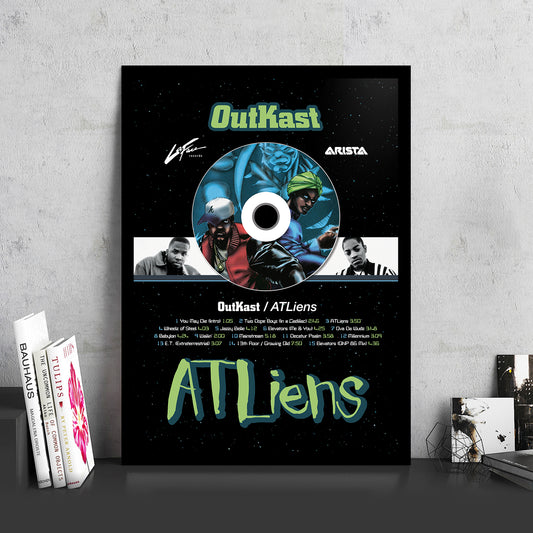 OUTKAST 'ATLIENS' FRAMED CD ALBUM PLAQUE