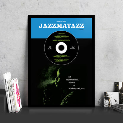 GURU 'JAZZMATAZZ VOL. 1' FRAMED CD ALBUM PLAQUE