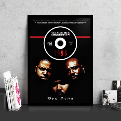 WESTSIDE CONNECTION 'BOW DOWN' FRAMED CD ALBUM PLAQUE