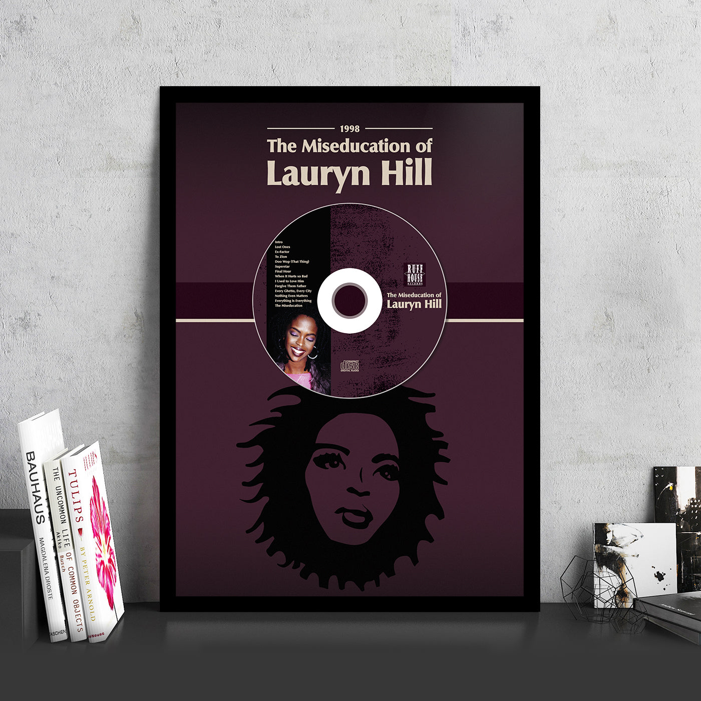 LAURYN HILL 'THE MISEDUCATION' FRAMED CD ALBUM PLAQUE