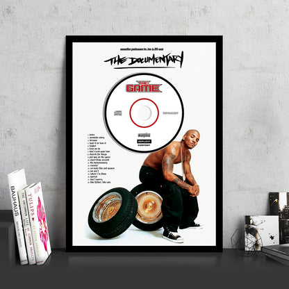 THE GAME 'THE DOCUMENTARY' FRAMED CD ALBUM PLAQUE