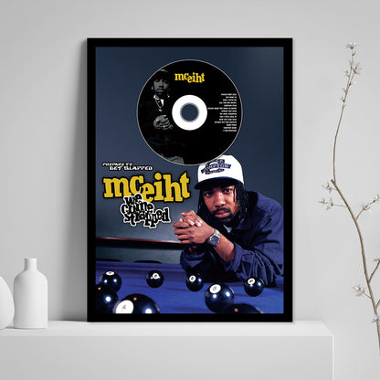 MC EIHT 'WE COME STRAPPED' FRAMED CD ALBUM PLAQUE