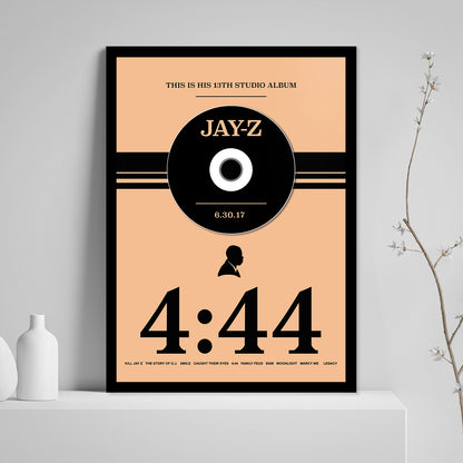 JAY-Z '444' FRAMED CD ALBUM PLAQUE