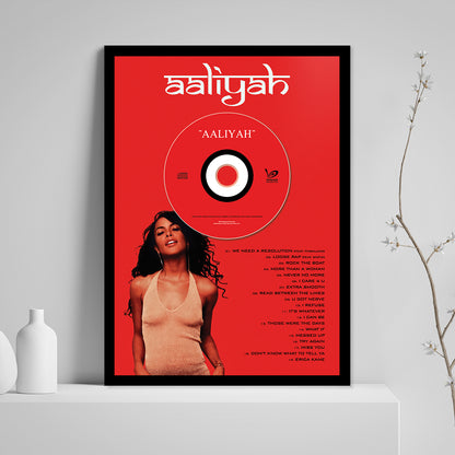 AALIYAH 'AALIYAH' FRAMED CD ALBUM PLAQUE