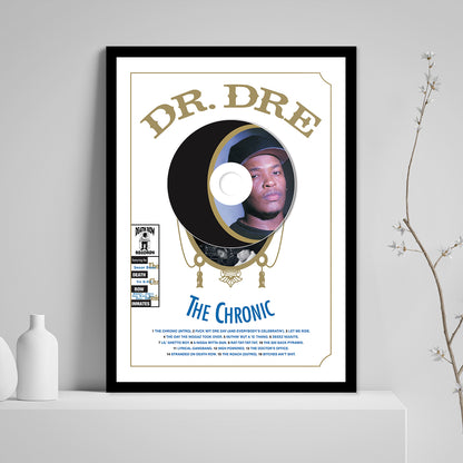 DR. DRE 'THE CHRONIC' FRAMED CD ALBUM PLAQUE