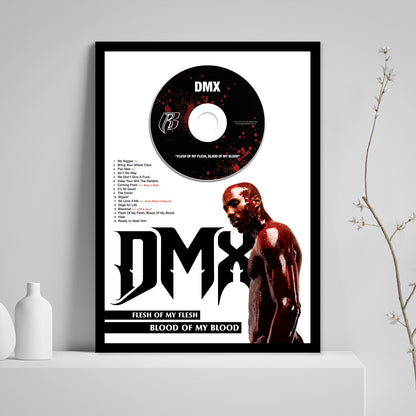 DMX 'FLESH OF MY FLESH, BLOOD OF MY BLOOD' FRAMED CD ALBUM PLAQUE