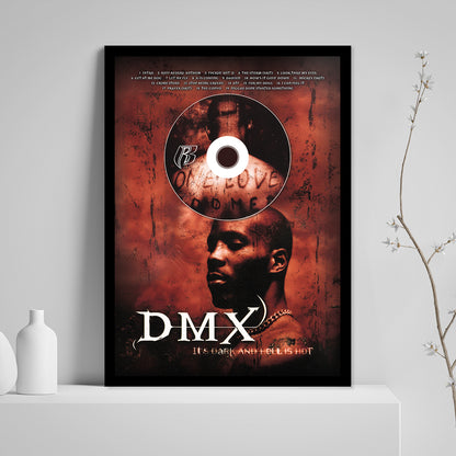 DMX 'IT'S DARK AND HELL IS HOT' FRAMED CD ALBUM PLAQUE