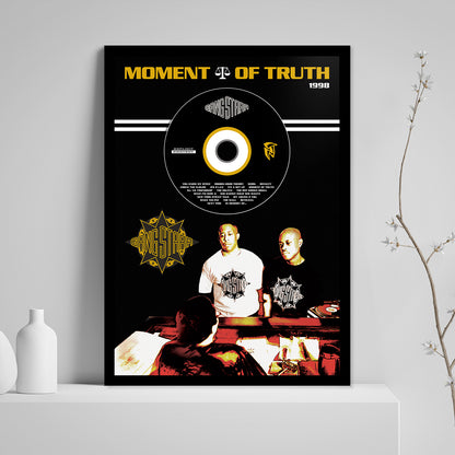 GANG STARR 'MOMENT OF TRUTH' FRAMED CD ALBUM PLAQUE