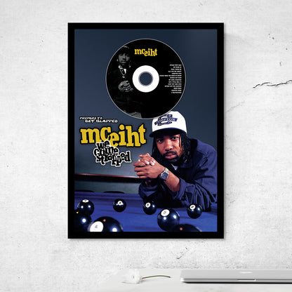 MC EIHT 'WE COME STRAPPED' FRAMED CD ALBUM PLAQUE